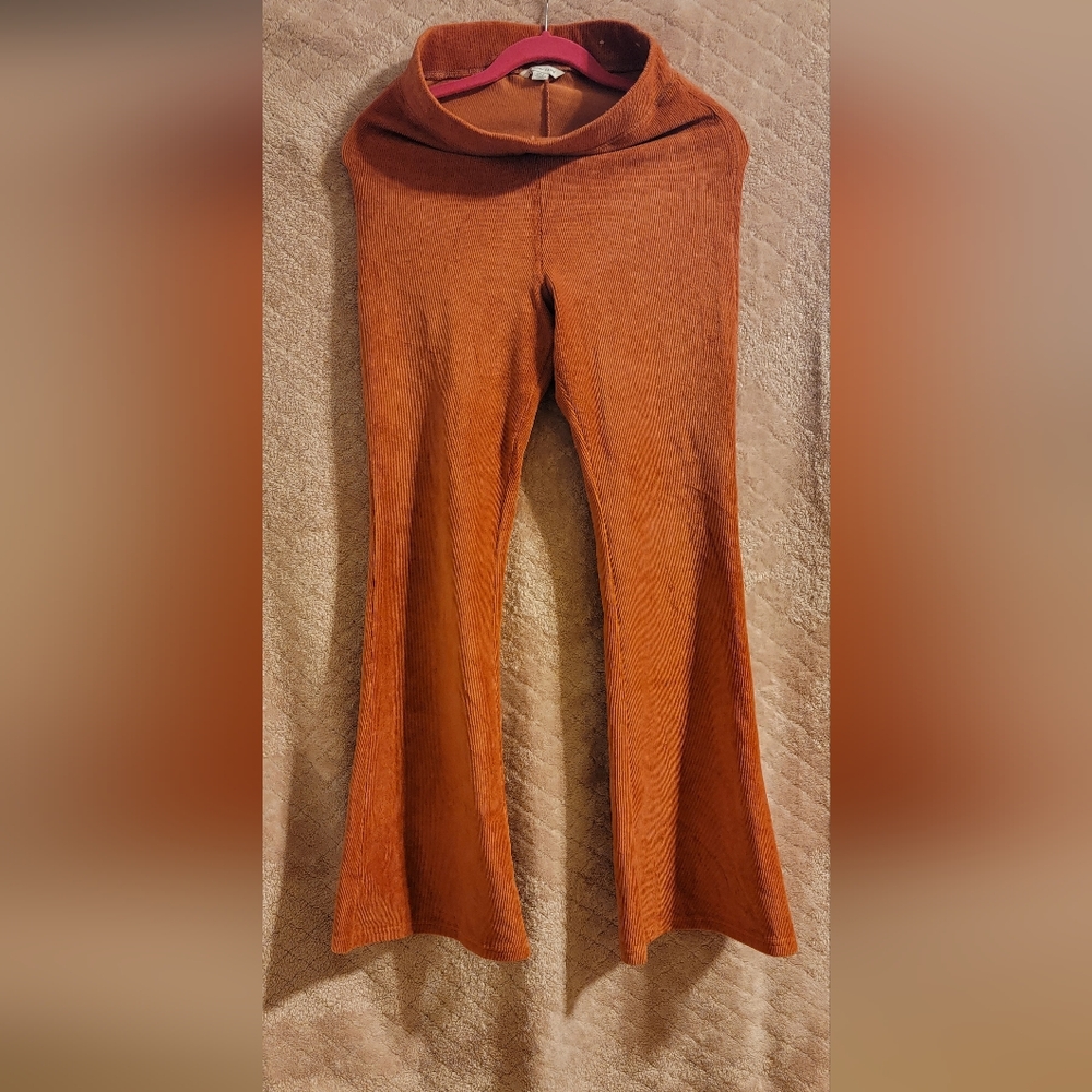 American Eagle Outfitters Burnt Orange Corduroy Pants